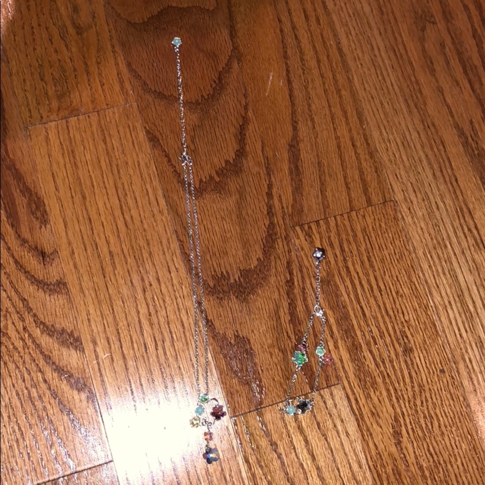 Swarovski crystal  necklace and matching bracelet